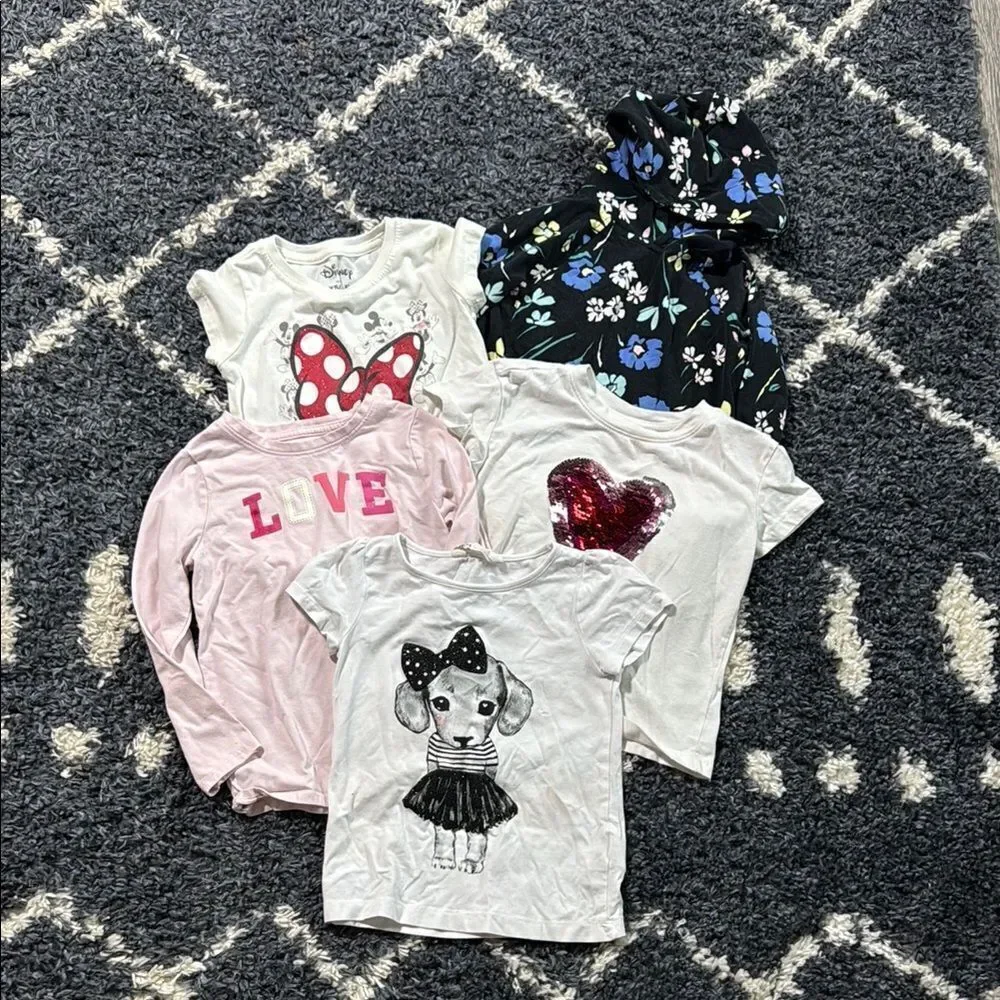 Bundle of 5 Girls Tops